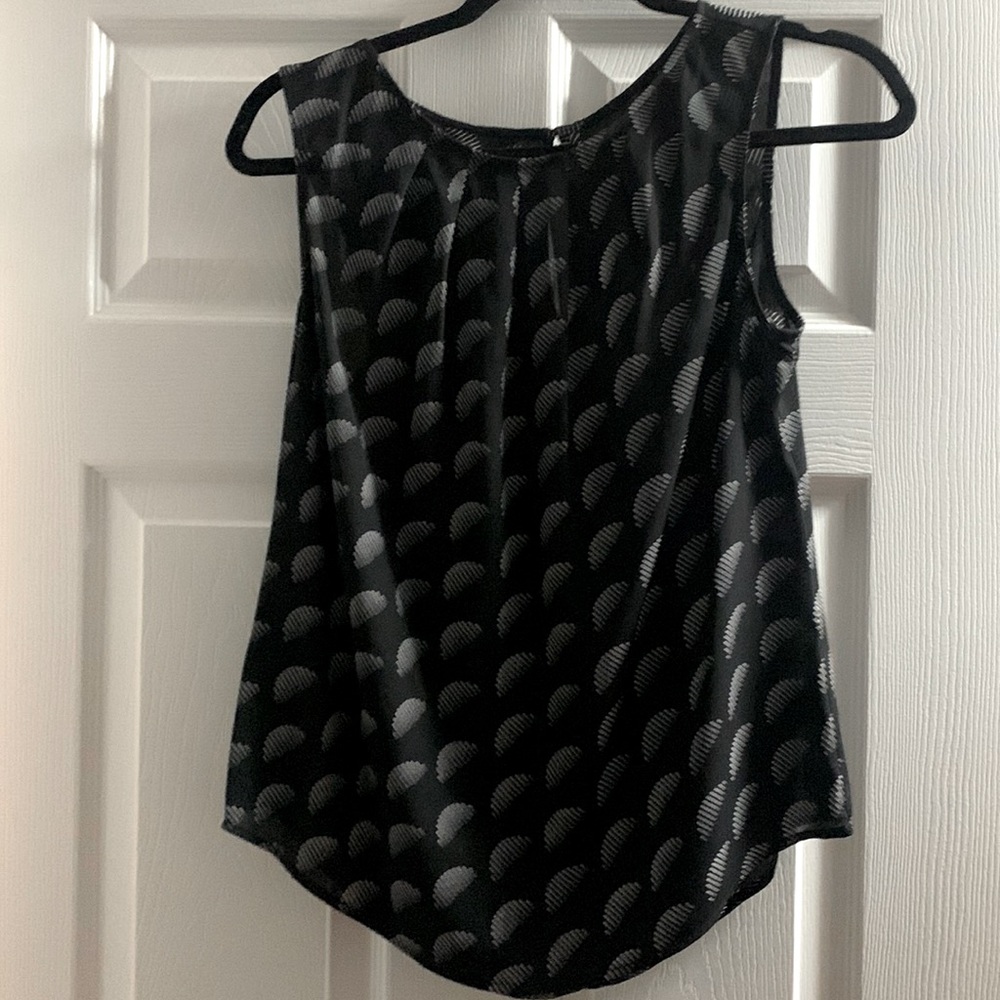 Black Speckled Blouse